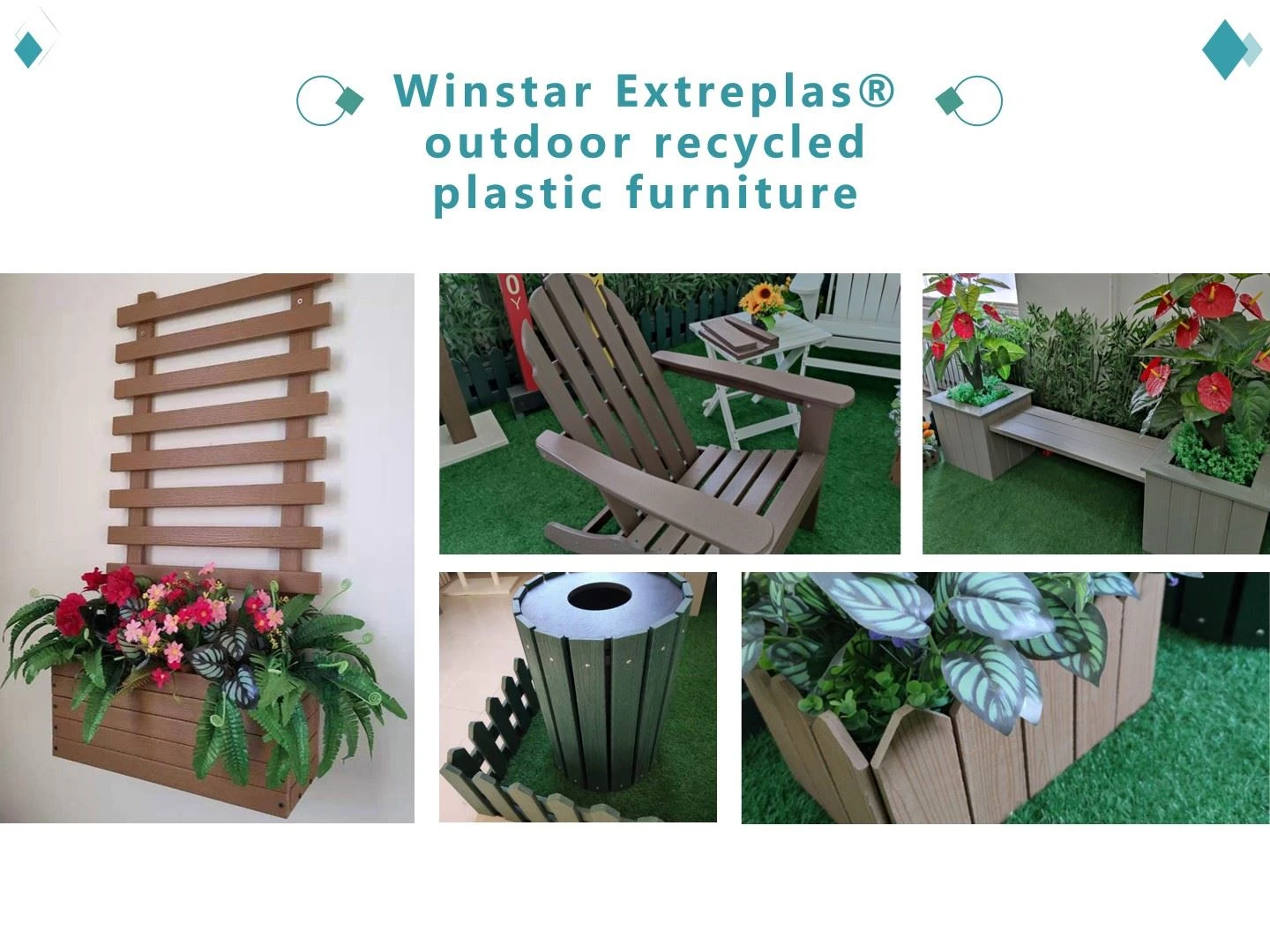Winstar EXtreplas® Outdoor-Möbel aus recyceltem Kunststoff