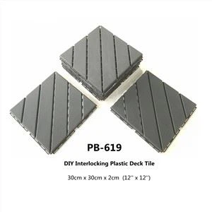 Ineinandergreifende Terrassenplatten für den Balkon